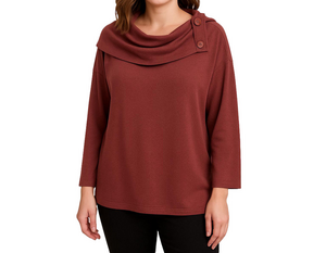 Db Sunday Women's Pink Sweater 3/4 sleeve Size XL